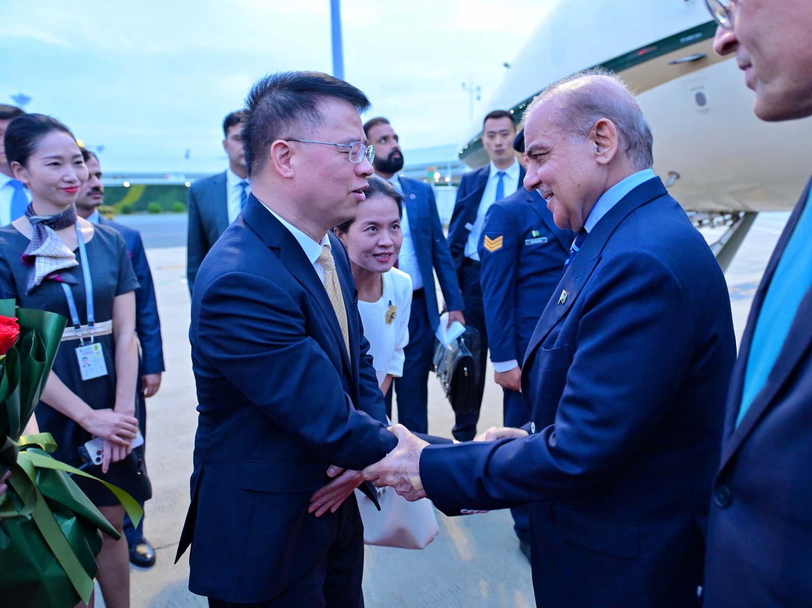 Prime Minister Muhammad Shehbaz Sharif has arrived in Shenzhen