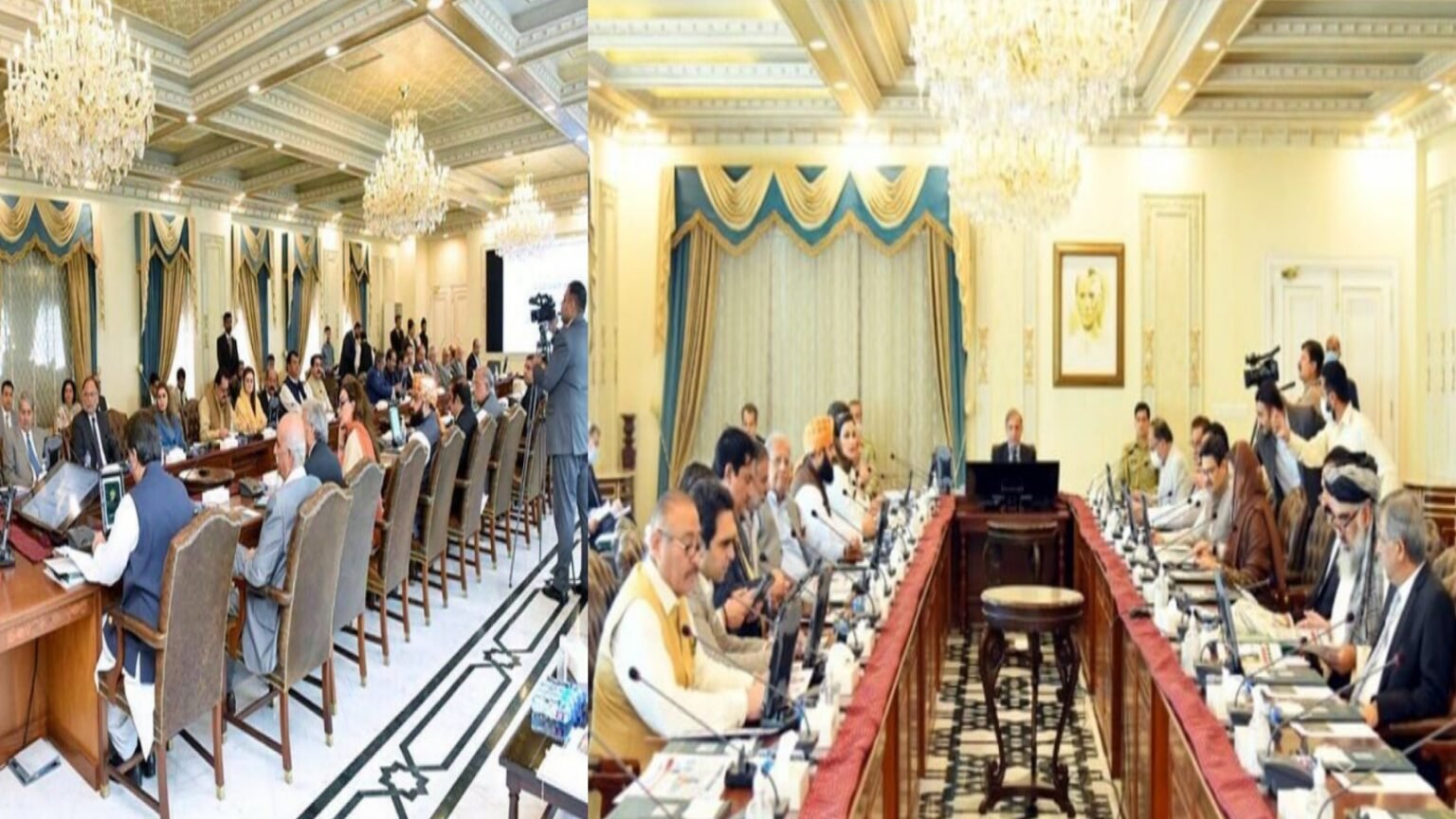 Prime Minister Muhammad Shahbaz Sharif chaired a meeting of the federal cabinet.